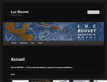 Tablet Screenshot of luc-bouvet.com